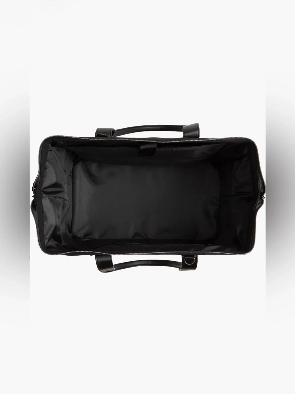 BEIS Black Two-Tier Weekender Travel Tote